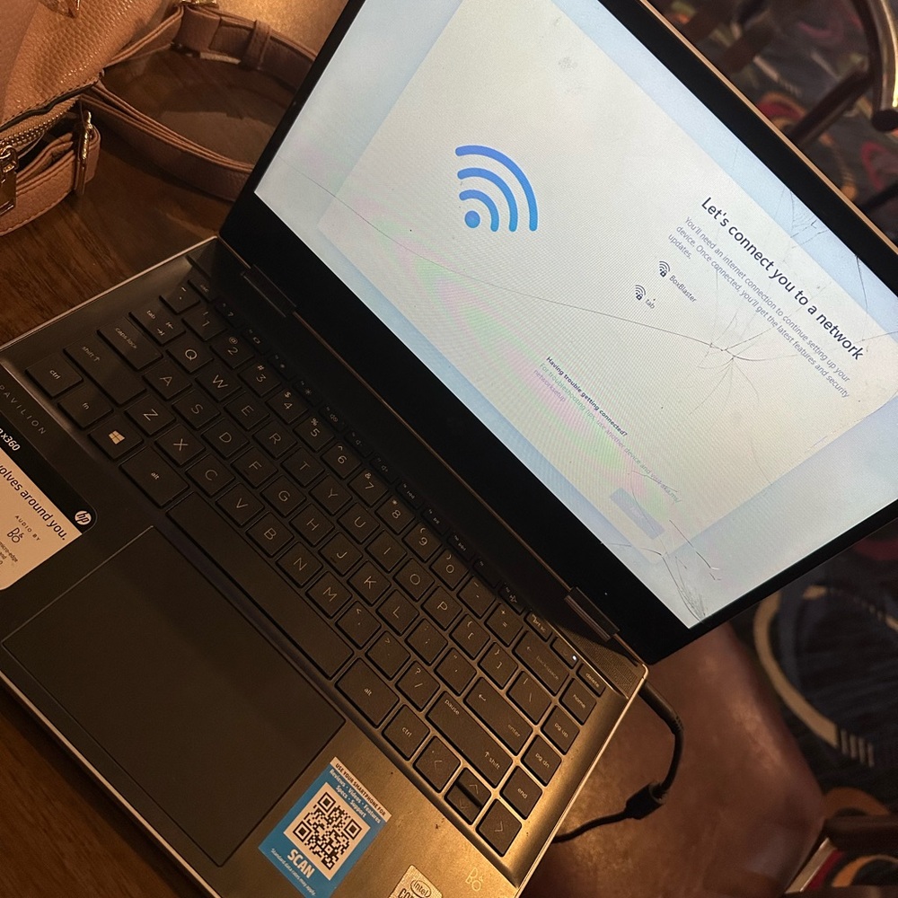HP Pavilion Laptop Black and Silver